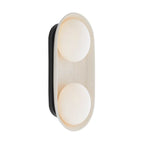Arteriors Home DA49006 Ivory Stained Crackle 2 Light/ivory Stained Crackle Ceramic/frosted Glass Image 5