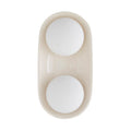 Arteriors Home DA49006 Ivory Stained Crackle 2 Light/ivory Stained Crackle Ceramic/frosted Glass Image 1