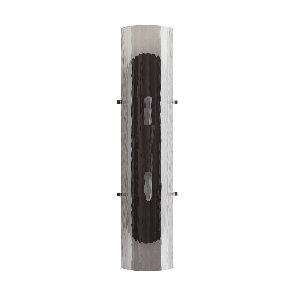 Arteriors Home DA49015 Smoke 2 Light/smoke Glass/blackened Steel Image 1