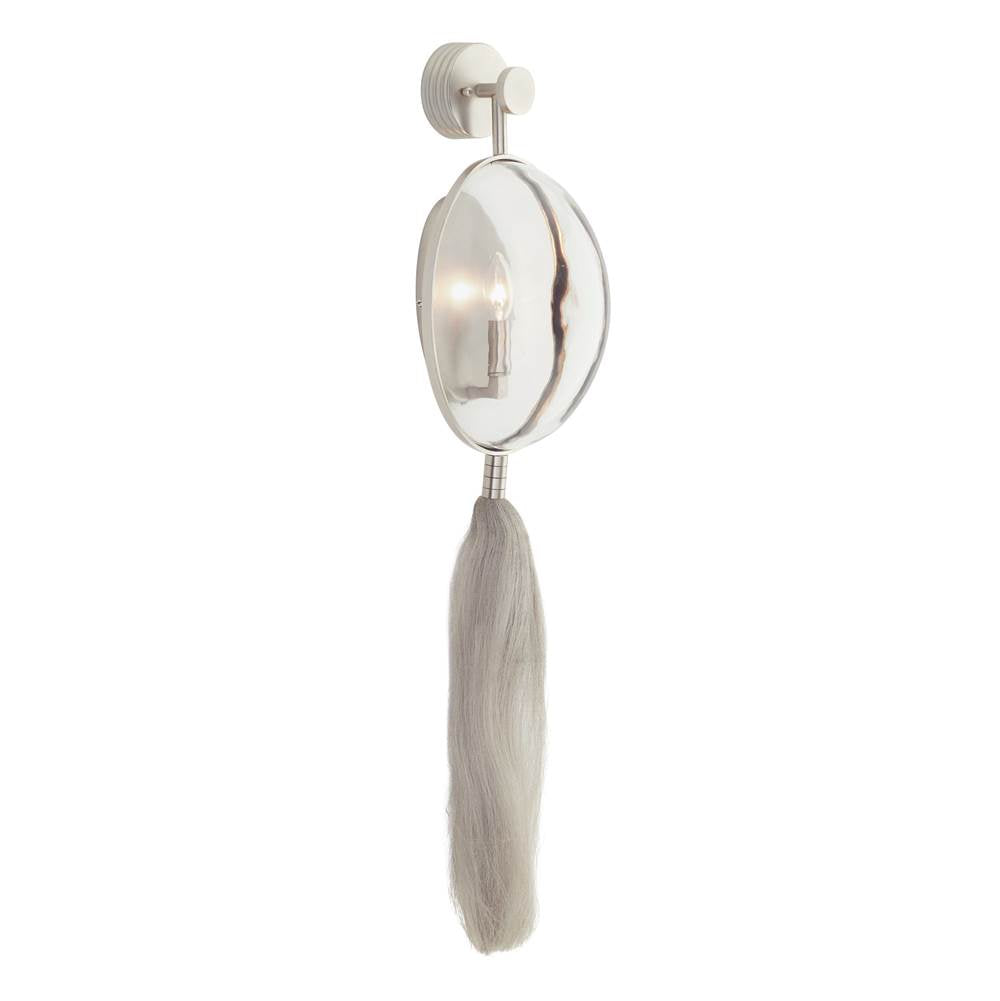 Arteriors Home DD42623 White Bronze,Clear Aramis Sconce Image 1