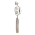 Arteriors Home DD42623 White Bronze,Clear Aramis Sconce Image 1