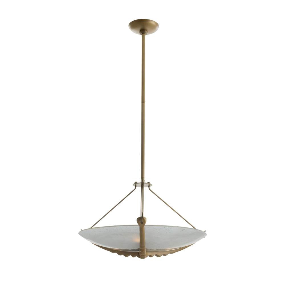 Arteriors Home DFI08 Frosted,Antique Brass Karlsen Semi-flush Image 9
