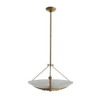 Arteriors Home DFI08 Frosted,Antique Brass Karlsen Semi-flush Image 9