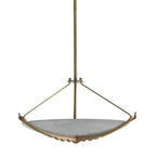 Arteriors Home DFI08 Frosted,Antique Brass Karlsen Semi-flush Image 6