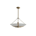 Arteriors Home DFI08 Frosted,Antique Brass Karlsen Semi-flush Image 1