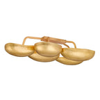 Arteriors Home DFI10 Gold Leaf Theo Flush Mount Image 9