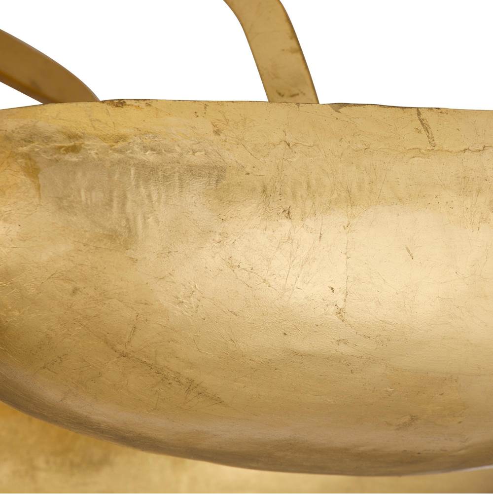 Arteriors Home DFI10 Gold Leaf Theo Flush Mount Image 4