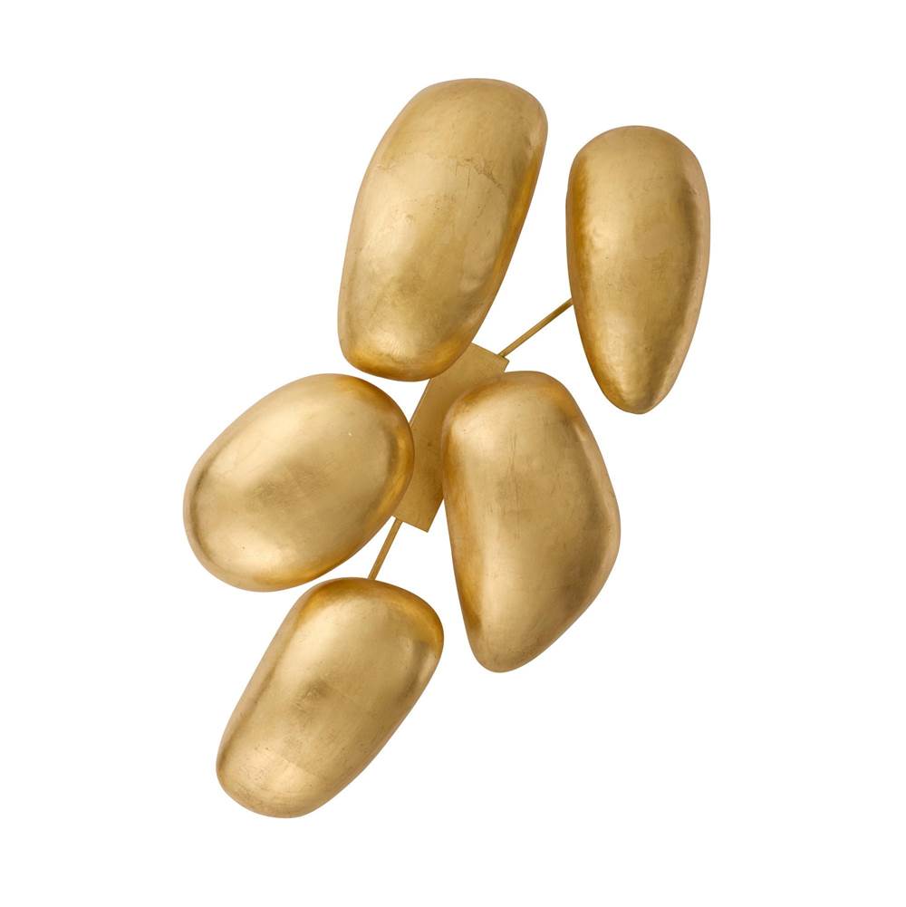 Arteriors Home DFI10 Gold Leaf Theo Flush Mount Image 2