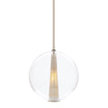 Arteriors Home DK49913 Clear 1 Light/polished Nickel/clear Glass Image 1
