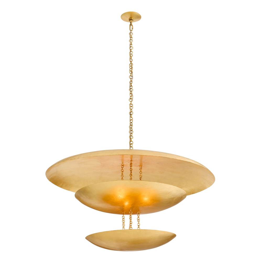 Arteriors Home DLI07 Gold Leaf Florko Grand Chandelier Image 9