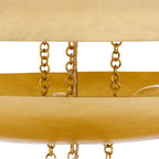 Arteriors Home DLI07 Gold Leaf Florko Grand Chandelier Image 6