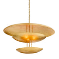 Arteriors Home DLI07 Gold Leaf Florko Grand Chandelier Image 1
