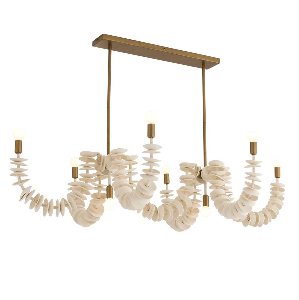 Arteriors Home DLS16  Kalama Linear Chandelier Image 8