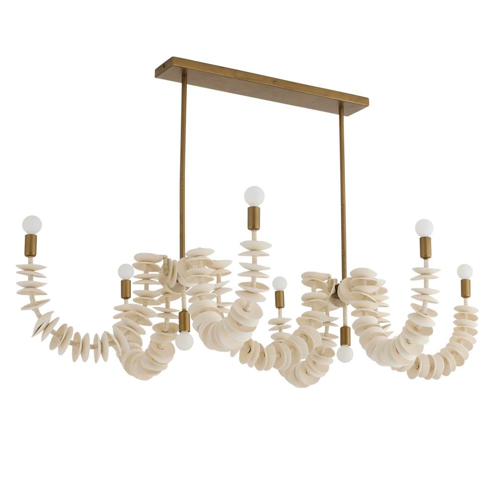 Arteriors Home DLS16  Kalama Linear Chandelier Image 7