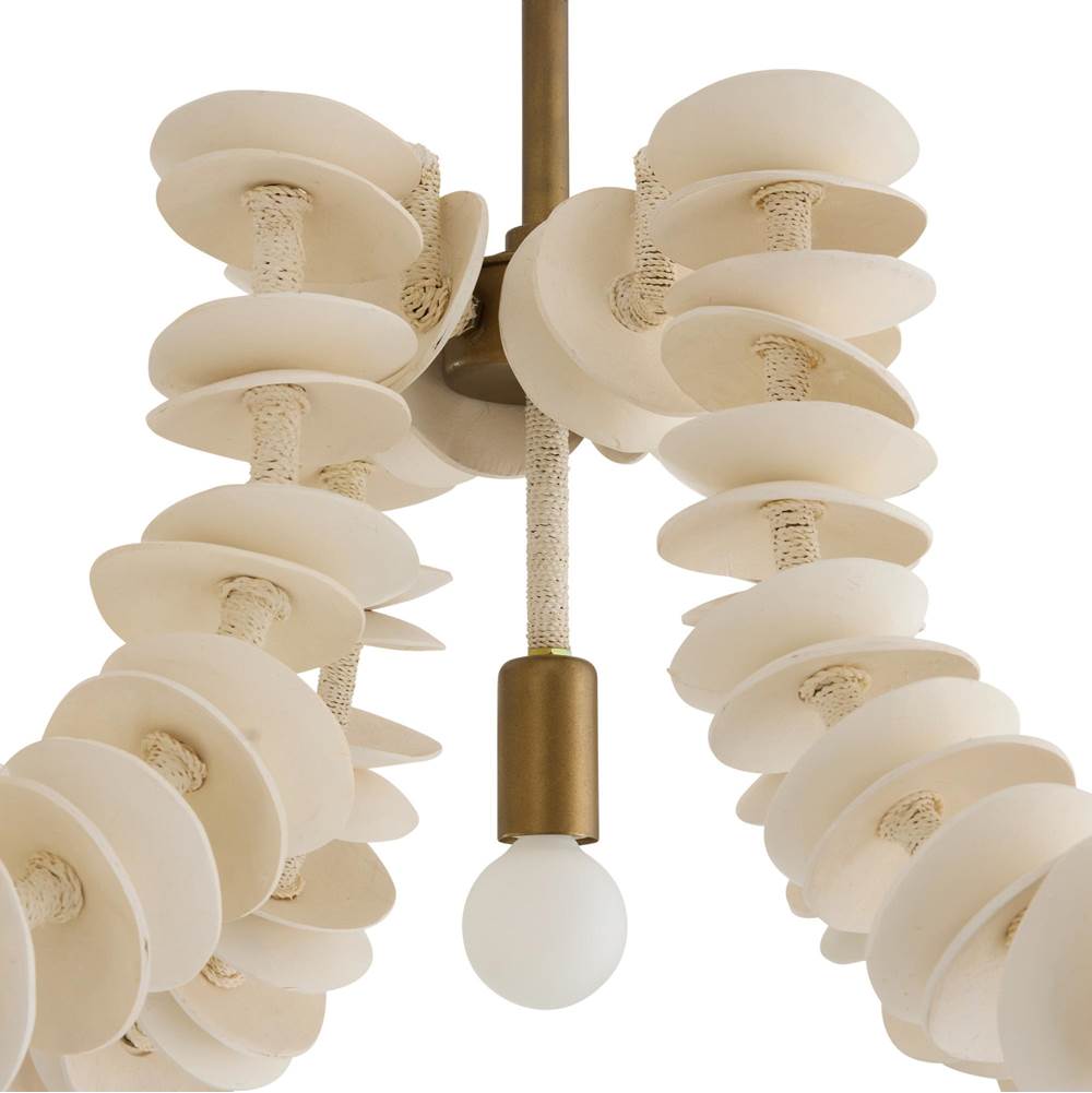 Arteriors Home DLS16  Kalama Linear Chandelier Image 6