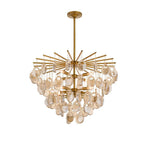 Arteriors Home DMC33 Amber,Antique Brass Jacqueline Chandelier Image 9