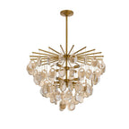 Arteriors Home DMC33 Amber,Antique Brass Jacqueline Chandelier Image 8