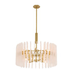 Arteriors Home DMC34 Clear,Antique Brass,Antique Brass Klaus Chandelier Image 9