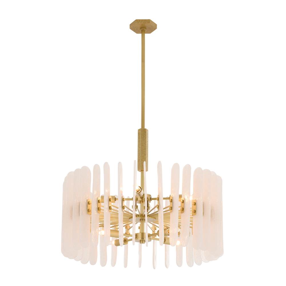 Arteriors Home DMC34 Clear,Antique Brass,Antique Brass Klaus Chandelier Image 9