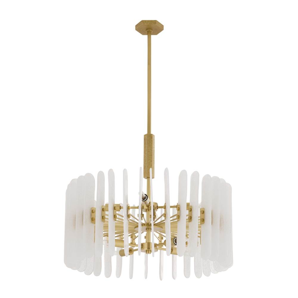 Arteriors Home DMC34 Clear,Antique Brass,Antique Brass Klaus Chandelier Image 8
