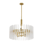 Arteriors Home DMC34 Clear,Antique Brass,Antique Brass Klaus Chandelier Image 8