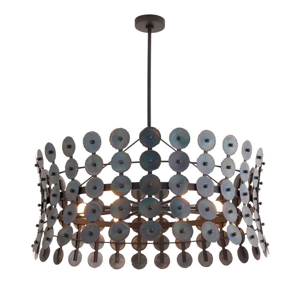 Arteriors Home DMI22 Burnt Iron Imperia Chandelier Image 8