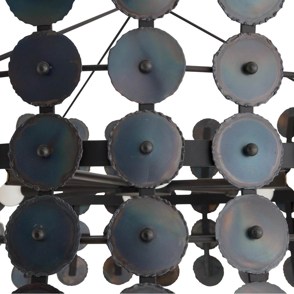Arteriors Home DMI22 Burnt Iron Imperia Chandelier Image 4