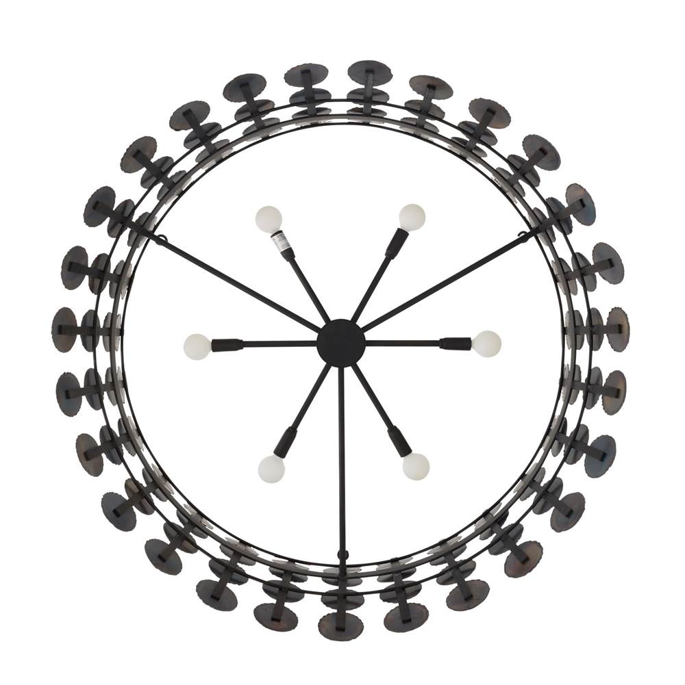 Arteriors Home DMI22 Burnt Iron Imperia Chandelier Image 2