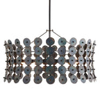 Arteriors Home DMI22 Burnt Iron Imperia Chandelier Image 1