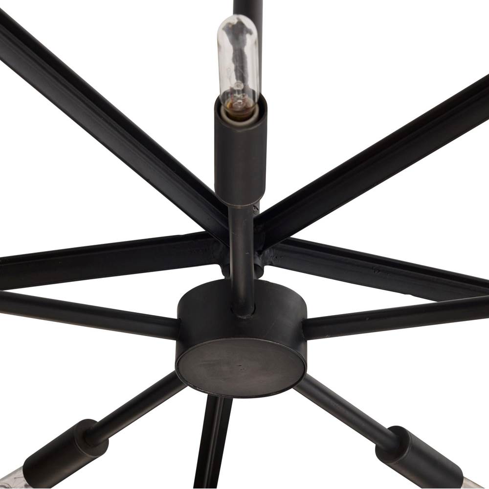 Arteriors Home DMI23 Brown,Blackened Iron Ivan Chandelier Image 4