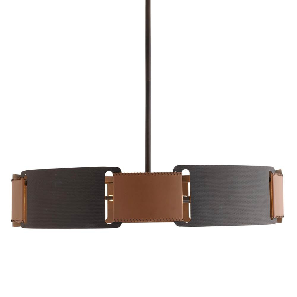 Arteriors Home DMI23 Brown,Blackened Iron Ivan Chandelier Image 1