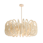 Arteriors Home DMS21 White,White Keely Chandelier Image 9