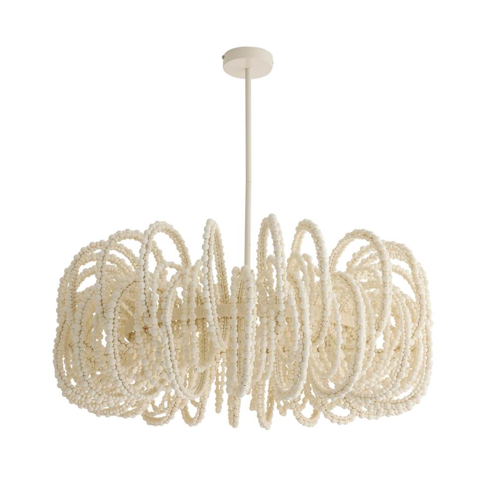 Arteriors Home DMS21 White,White Keely Chandelier Image 8