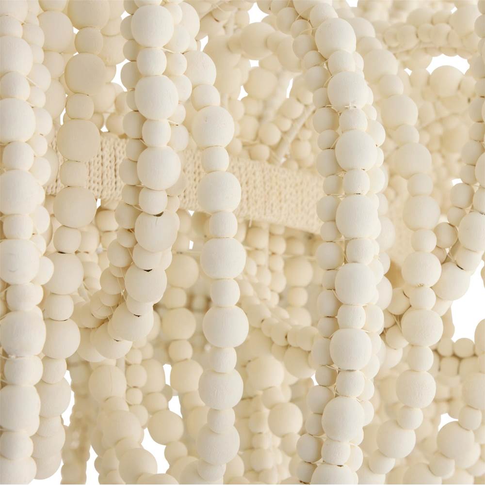 Arteriors Home DMS21 White,White Keely Chandelier Image 7