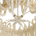 Arteriors Home DMS21 White,White Keely Chandelier Image 6