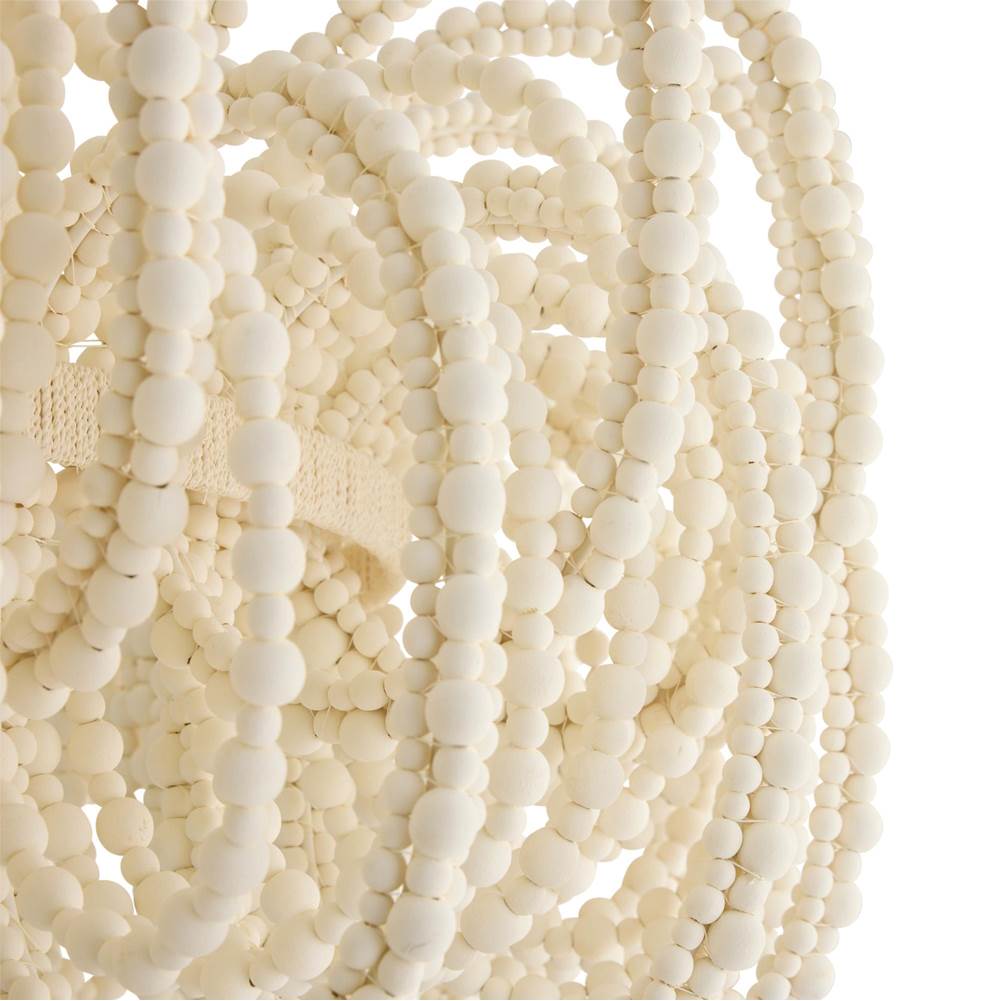 Arteriors Home DMS21 White,White Keely Chandelier Image 3