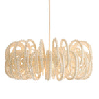 Arteriors Home DMS21 White,White Keely Chandelier Image 1
