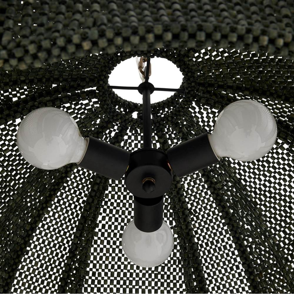 Arteriors Home DMS23 Eucalyptus Stain,Antique Brass Kamari Pendant Image 3