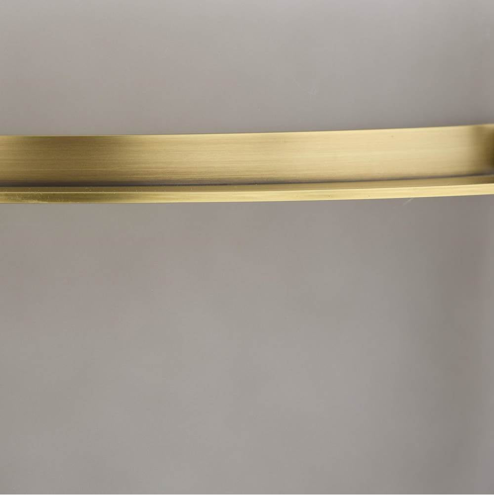 Arteriors Home DPC19 Frosted Smoke,Antique Brass Kathleen Pendant Image 4