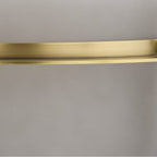 Arteriors Home DPC19 Frosted Smoke,Antique Brass Kathleen Pendant Image 4