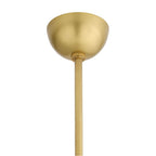 Arteriors Home DPC19 Frosted Smoke,Antique Brass Kathleen Pendant Image 3