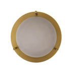 Arteriors Home DPC19 Frosted Smoke,Antique Brass Kathleen Pendant Image 2