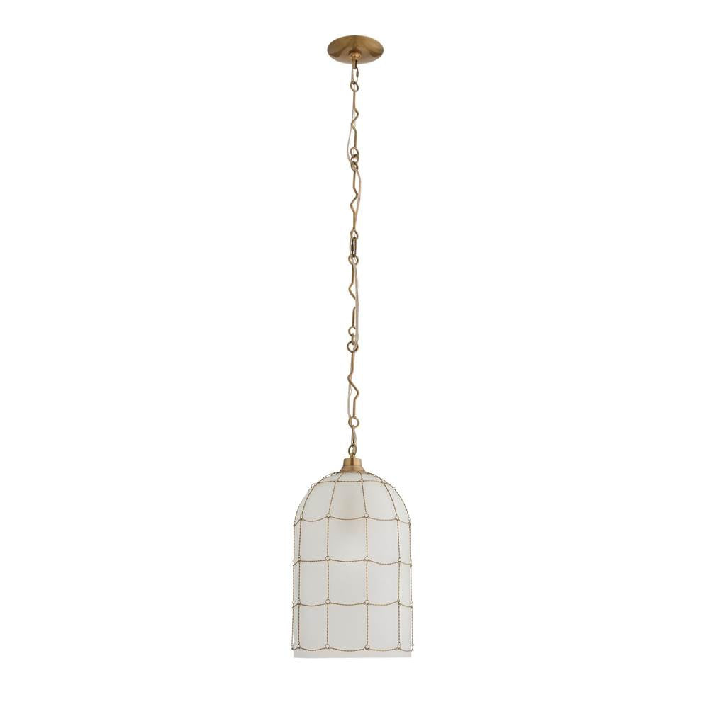 Arteriors Home DPI14 Frosted,Antique Brass,Antique Brass Jordan Pendant Image 6