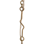 Arteriors Home DPI14 Frosted,Antique Brass,Antique Brass Jordan Pendant Image 4