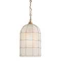 Arteriors Home DPI14 Frosted,Antique Brass,Antique Brass Jordan Pendant Image 1