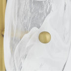 Arteriors Home DWC64 White Glaze,Antique Brass Kylie Sconce Image 6