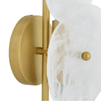 Arteriors Home DWC64 White Glaze,Antique Brass Kylie Sconce Image 5