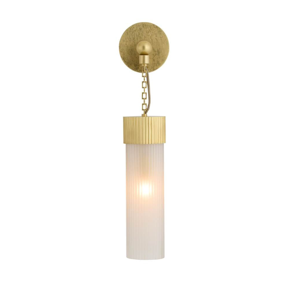 Arteriors Home DWC65 Frosted,Antique Brass Jayce Sconce Image 7