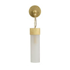 Arteriors Home DWC65 Frosted,Antique Brass Jayce Sconce Image 6