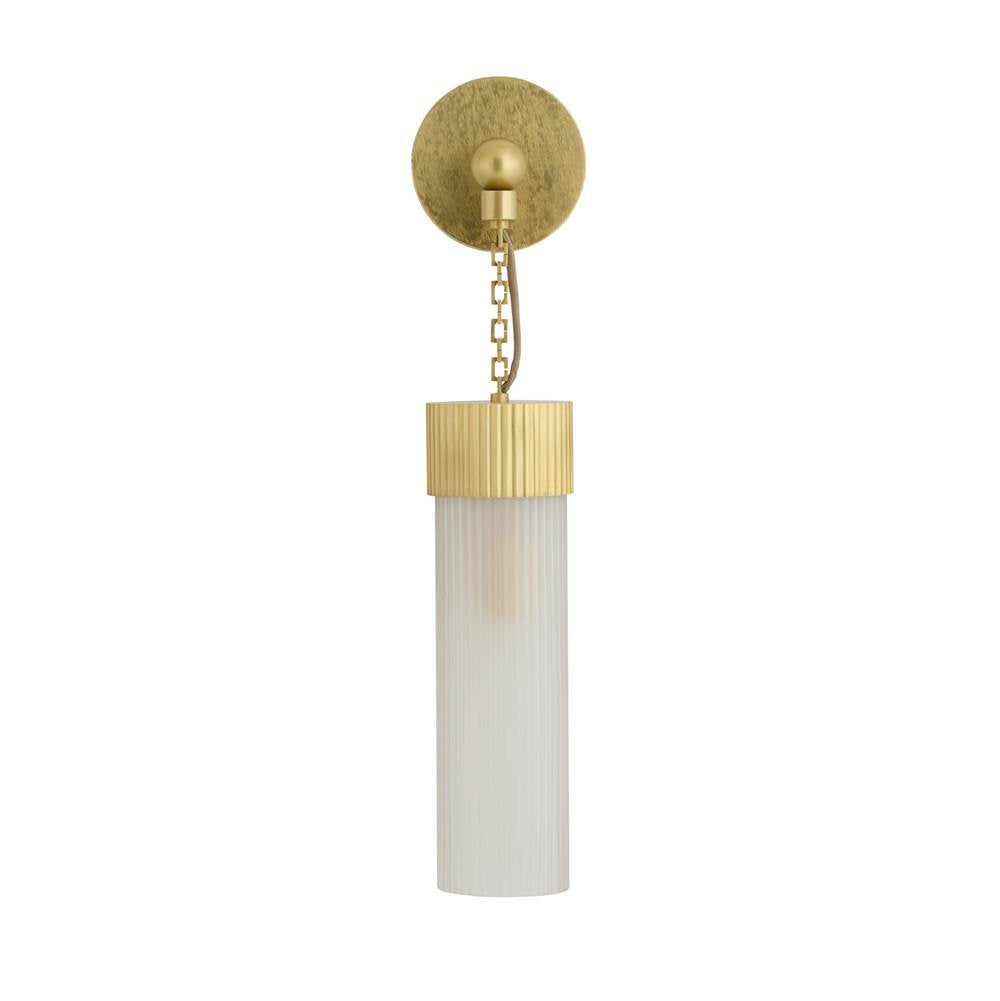 Arteriors Home DWC65 Frosted,Antique Brass Jayce Sconce Image 6